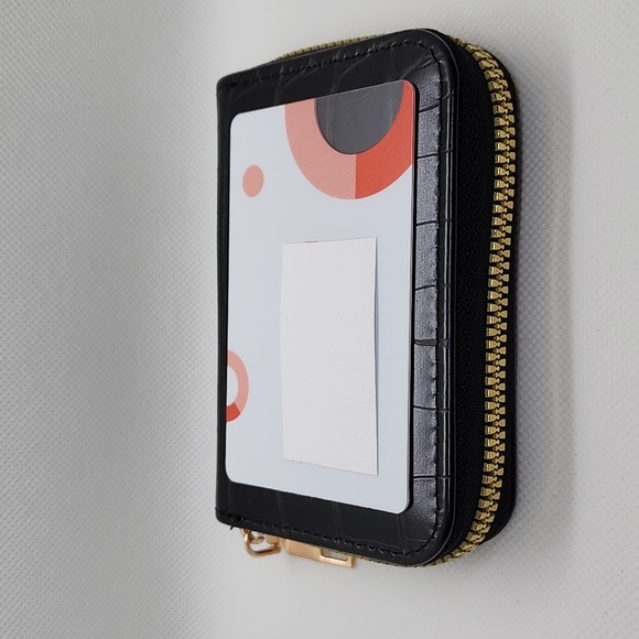 Small Zip Around Card Case - Picture 5 of 10